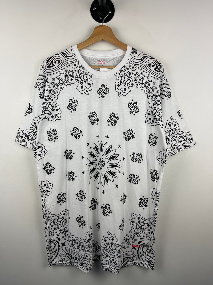 Supreme FW22 Bandana White Tee