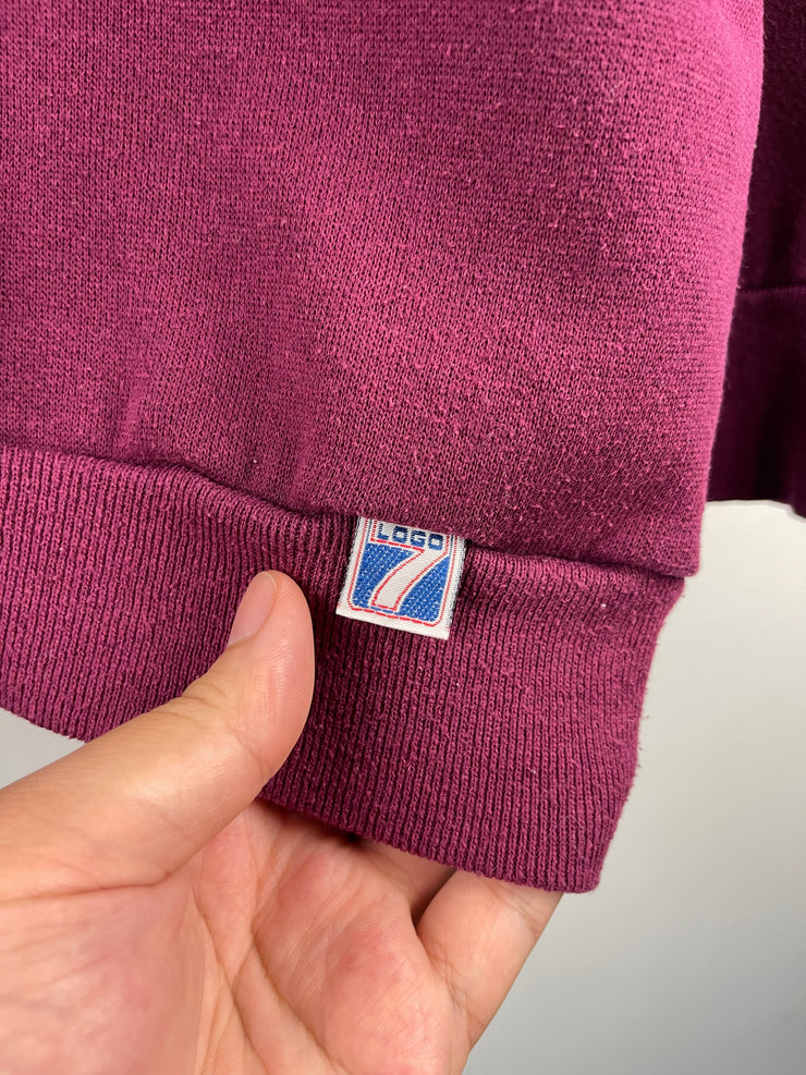 Vintage 90s NFL Logo 7 Washington Redskins Burgundy Crewneck
