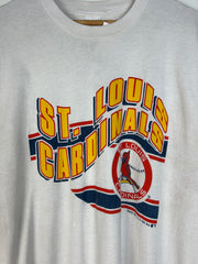 Vintage 1990 St. Louis Cardinals White Tee