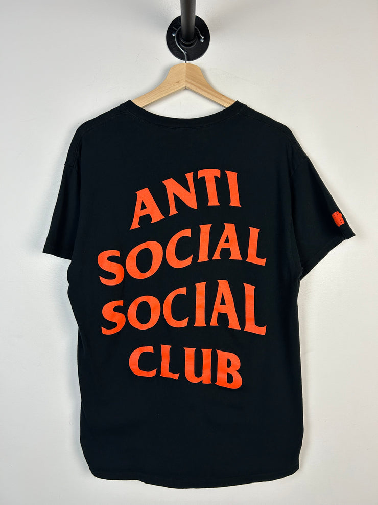 Anti Social Social Club Undefeated Paranoid Black Tee