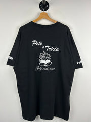 Vintage 90s Harley Davidson Fat Boy Road Glide Black Tee