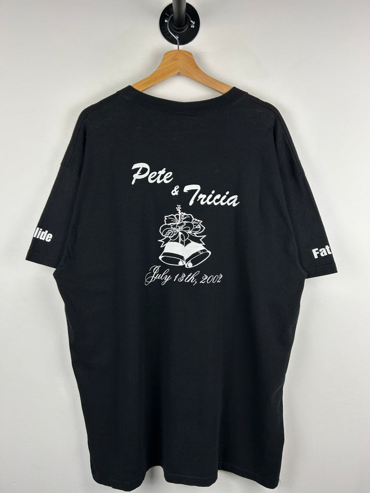 Vintage 90s Harley Davidson Fat Boy Road Glide Black Tee