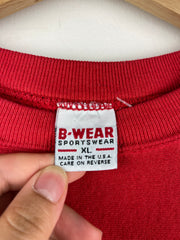 Vintage 90s Ohio State University Buckeyes Embroidered Red Crewneck