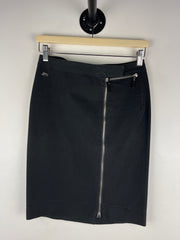 Vintage Miss Sixty Women's Black Zipper Skirt