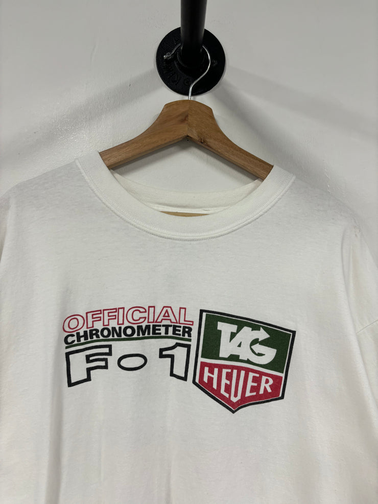 Vintage F1 Tag Heuer White Tee