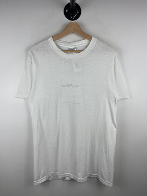 Vintage 90s Faded Graphic White Tee
