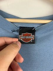 Vintage 90s Harley Davidson Harrisburg Blue Tee