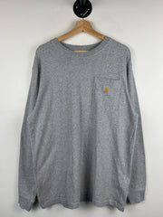 Vintage Carhartt Grey Pocket Long Sleeve