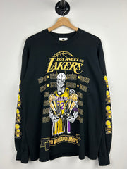 Warren Lotas Los Angeles Lakers World Champs Black Long Sleeve