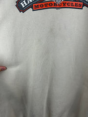 Vintage 2005 Harley Davidson Napoleon Ohio Beige Crewneck