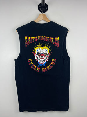 Vintage Shitzengiggles Cycle Circus Black Tank Top