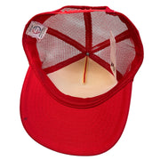 Vintage 80s Ferrari Red Trucker Snapback Hat