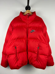 Supreme X Nike SS21 Red Reversible Puffer Jacket