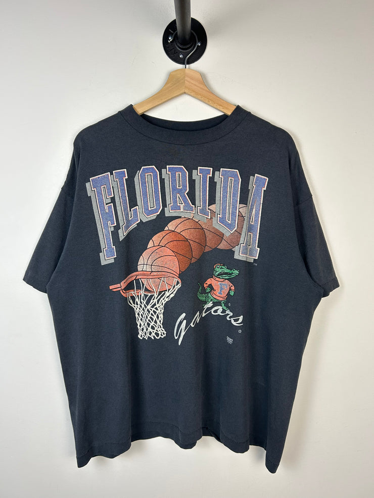 Vintage 90s Florida Gators Basketball Black Tee