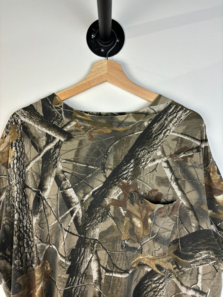 Vintage Wrangler Real Tree Camo Pocket Tee