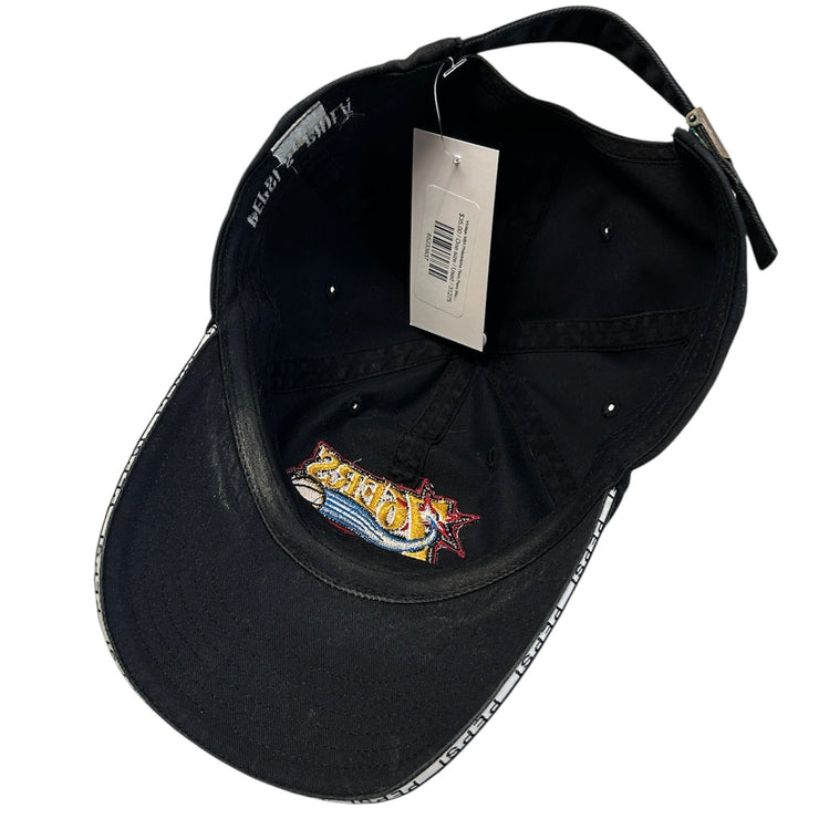 Vintage NBA Philadelphia 76ers Pepsi Black Strapback Hat