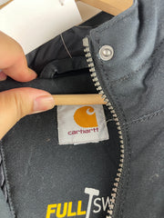 Vintage Carhartt Full Swing Quick Duck Black Hooded Jacket