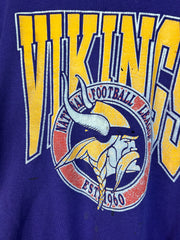 Vintage 90's Minnesota Vikings Purple Crewneck