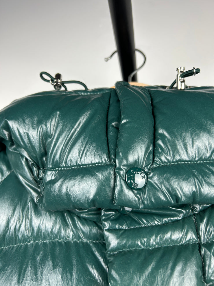 Moncler FW22 Maya 70th Anniversary Special Edition Forest Green Short Down Puffer Jacket