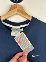 Vintage Nike Mini Swoosh Navy Tee