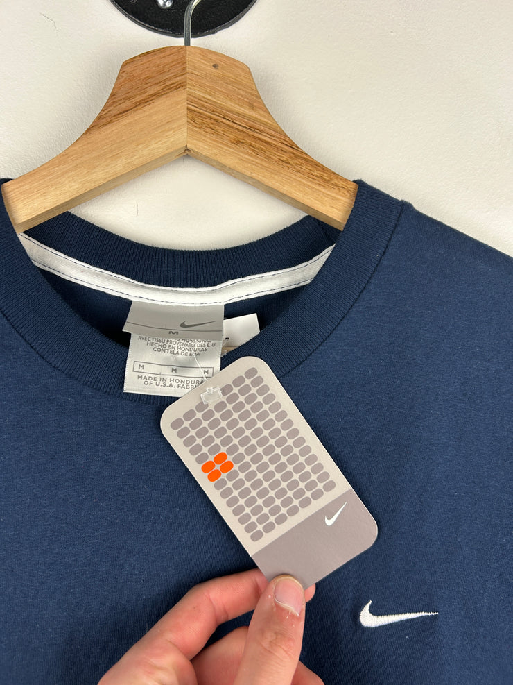 Vintage Nike Mini Swoosh Navy Tee