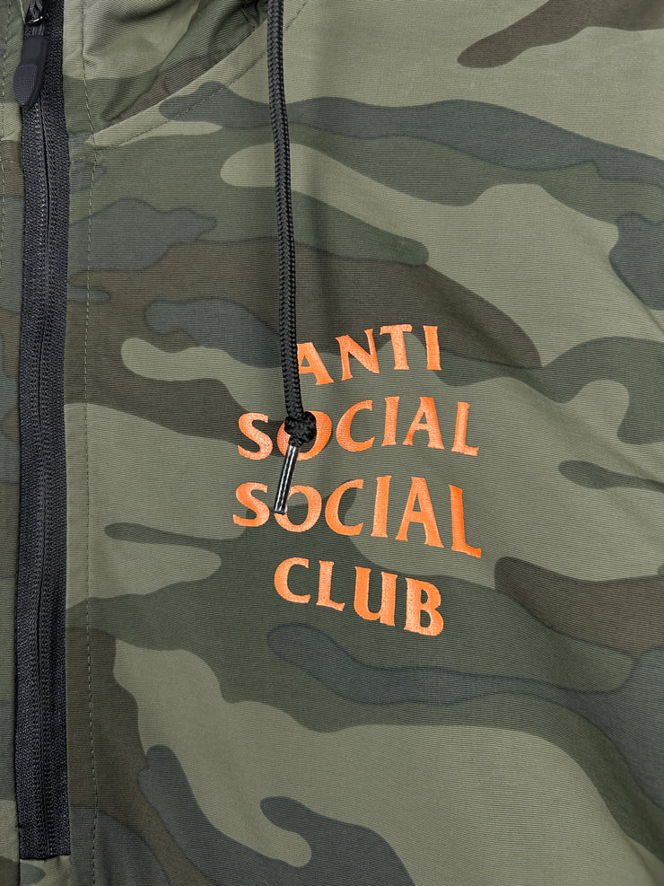 Anti Social Social Club Camo Pullover Anorak Windbreaker