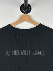 Helmut Lang Mesh Jersey Black Tee