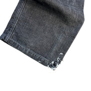 Vintage Y2K South Pole Graffiti Baggy Washed Black Denim Jeans