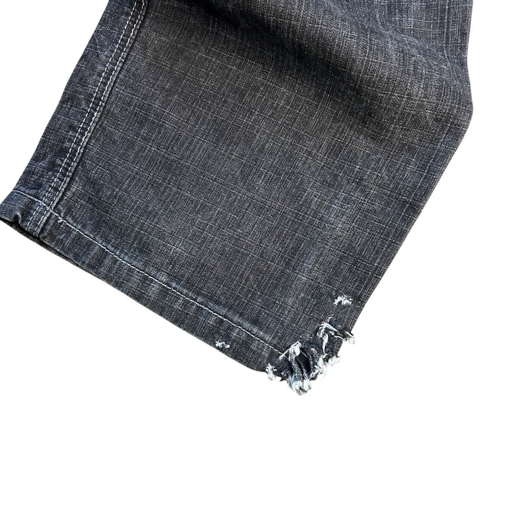 Vintage Y2K South Pole Graffiti Baggy Washed Black Denim Jeans