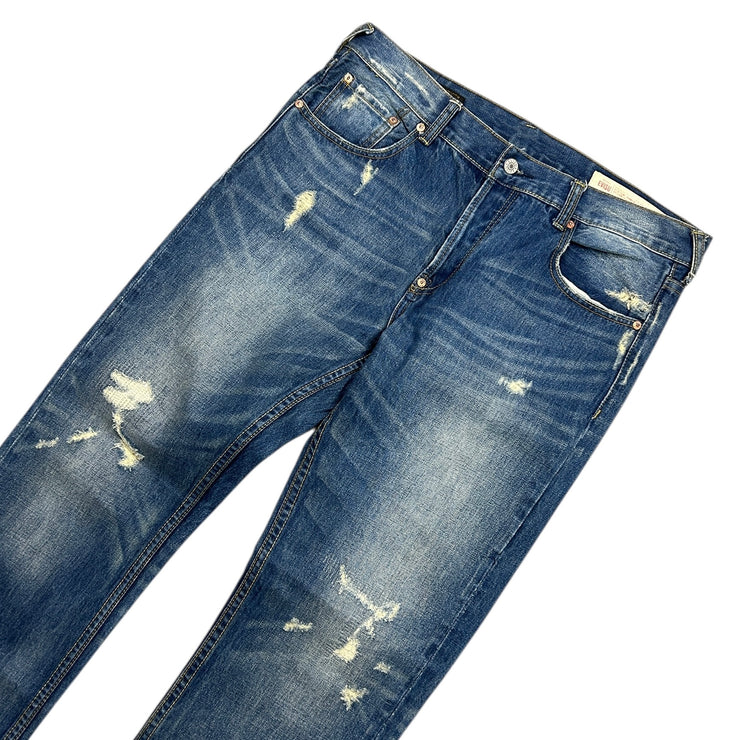 Evisu No.3 Daicock Logos Blue Denim Jeans