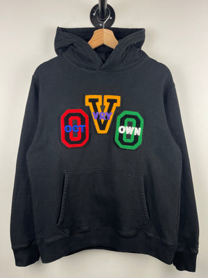 OVO Chenille Patch Black Hoodie