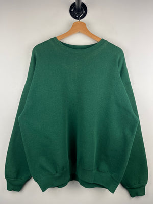 Vintage 90s Hanes Premium Weight Blank Green Crewneck