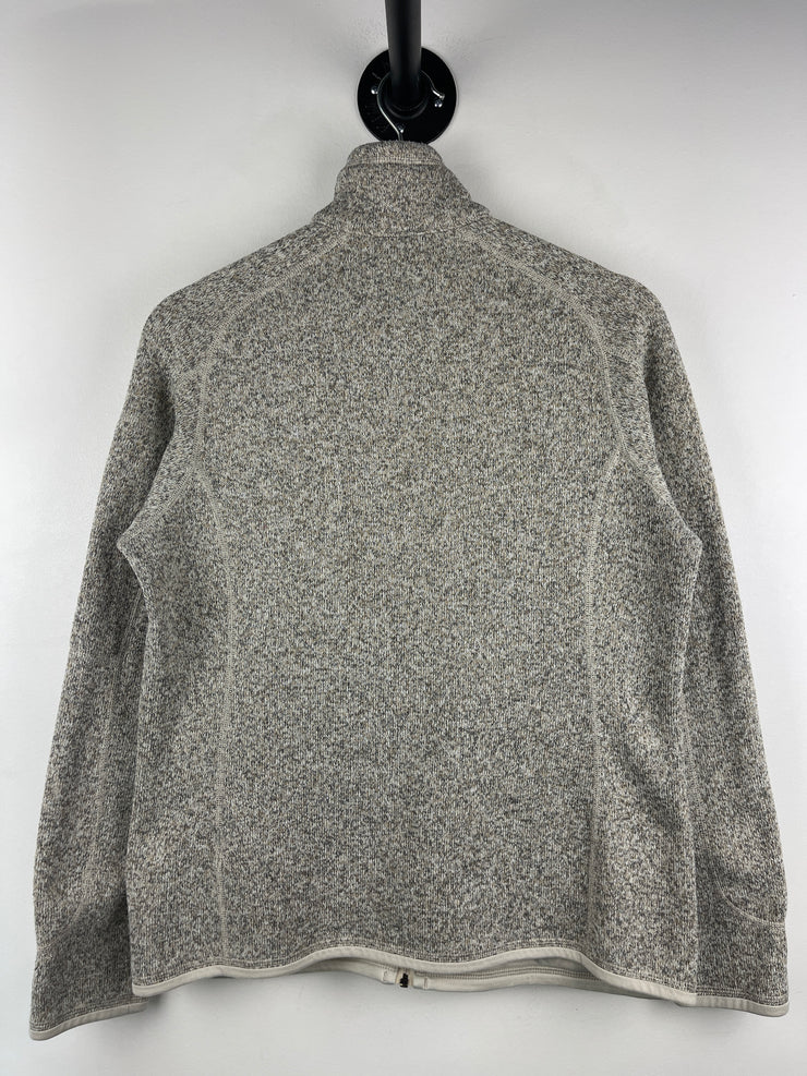 Vintage Patagonia Beige Zip Up Fleece Sweater
