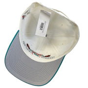 Vintage 90s NFL #1 Apparel Miami Dolphins AFC Champions White Snapback Hat