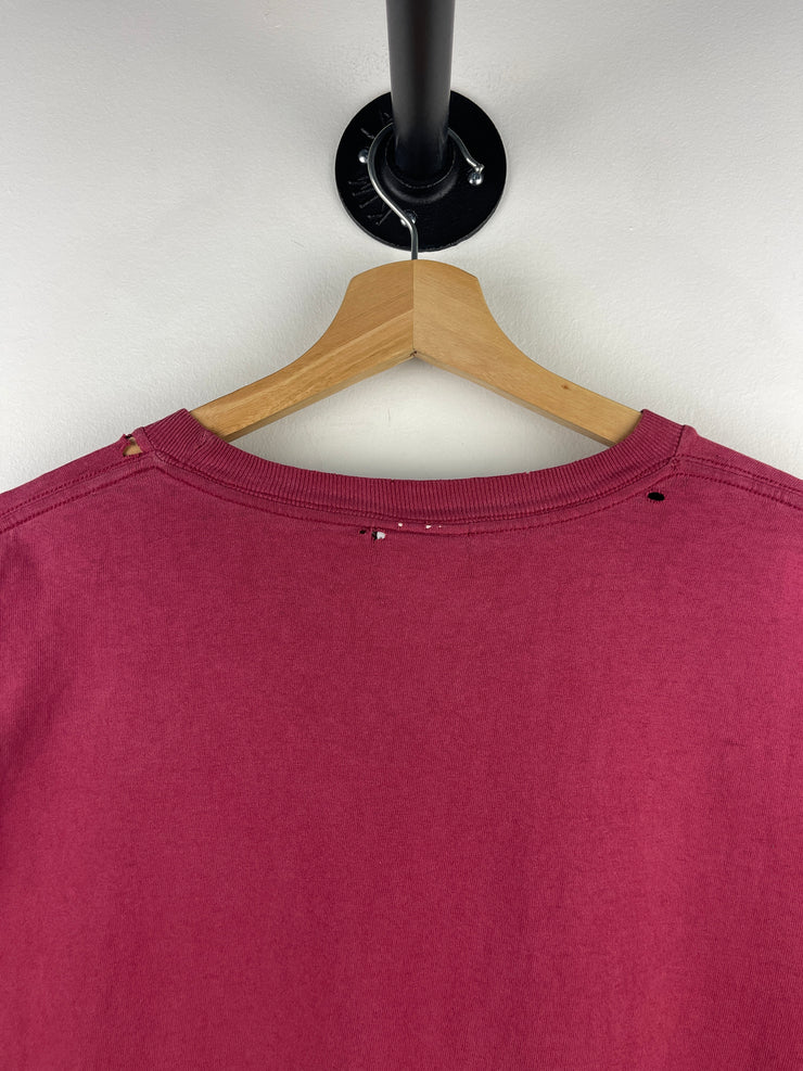 Vintage 90s Bacardi Rum Burgundy Tee