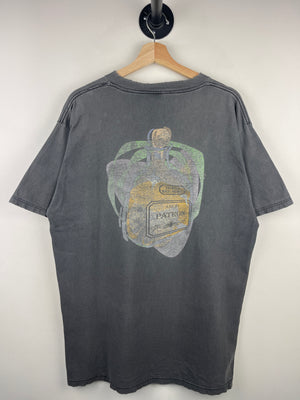 Vintage 90s Tequlia Patron Winterland Faded Black Tee