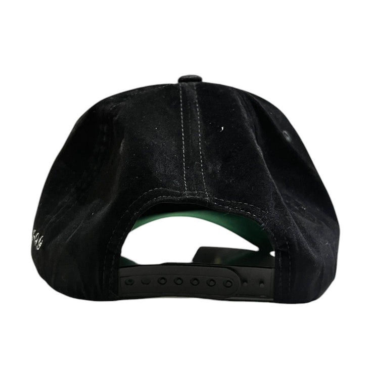 Studio 1999 LA Black Italic Suede Snapback Hat