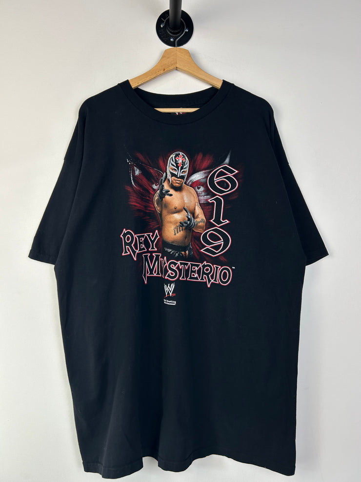 Vintage Y2K WWE Rey Mysterio Black Tee