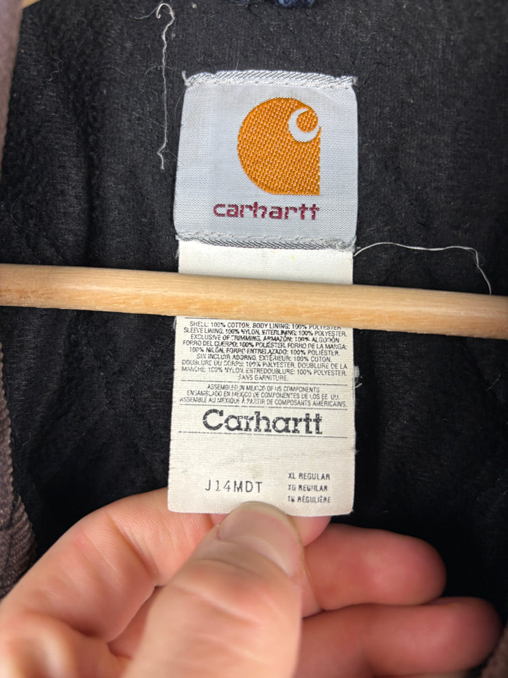 Vintage Carhartt Santa Fe Midnight Navy Cropped Jacket J14 MDT