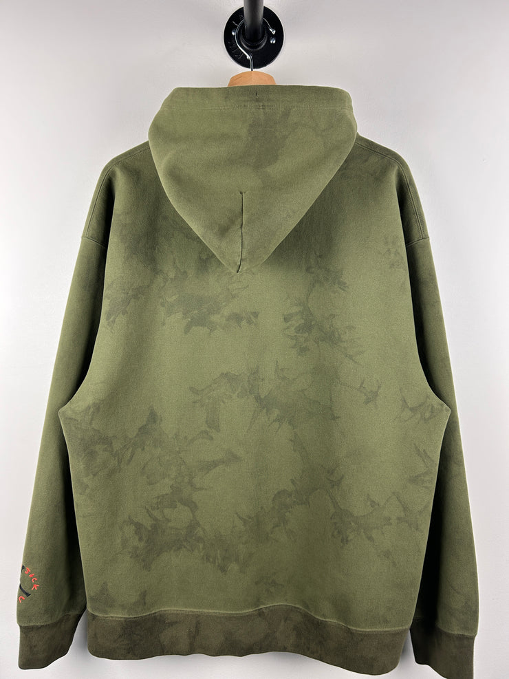 Travis Scott X Jordan FW19 Washed Suede Olive Hoodie