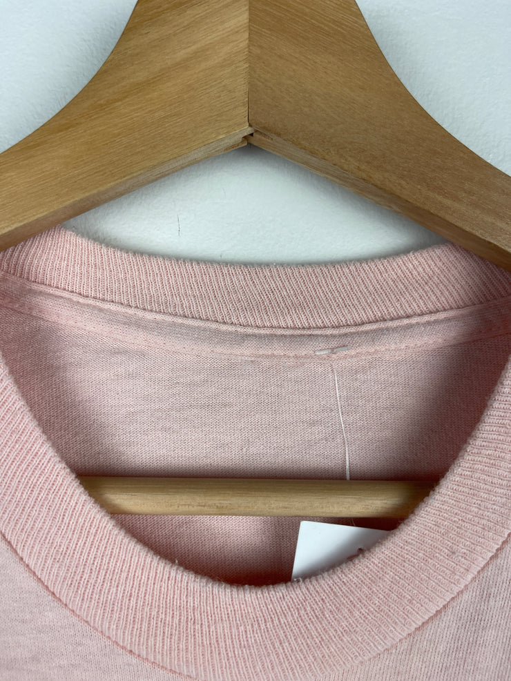 Vintage 90s BMW E30 A Jump Ahead Of The Rest Pink Tee