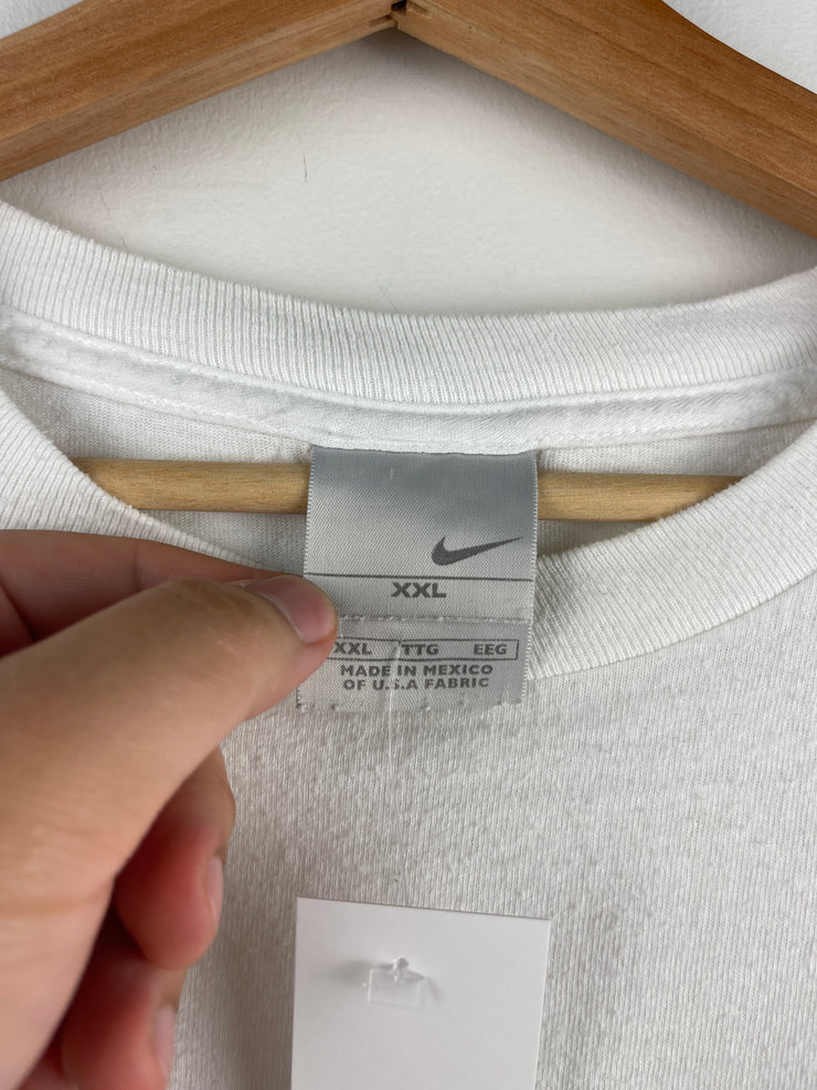 Vintage Nike Soccer White Tee