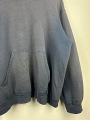Vintage Nike Middle Swoosh Thrashed Navy Hoodie