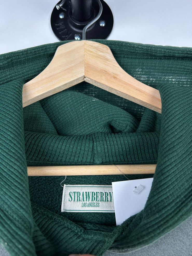 Strawberry Los Angeles Kai Faded Green Blank Hoodie