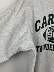 Vintage 90s Carlisle Thundering Herd Football Grey Crewneck