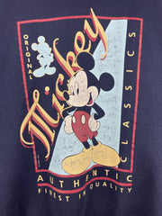 Vintage 90s Disney Mickey Unlimited Mickey Mouse Classics Navy Crewneck
