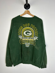 Vintage 1996 Green Bay Packers Champions Green Crewneck