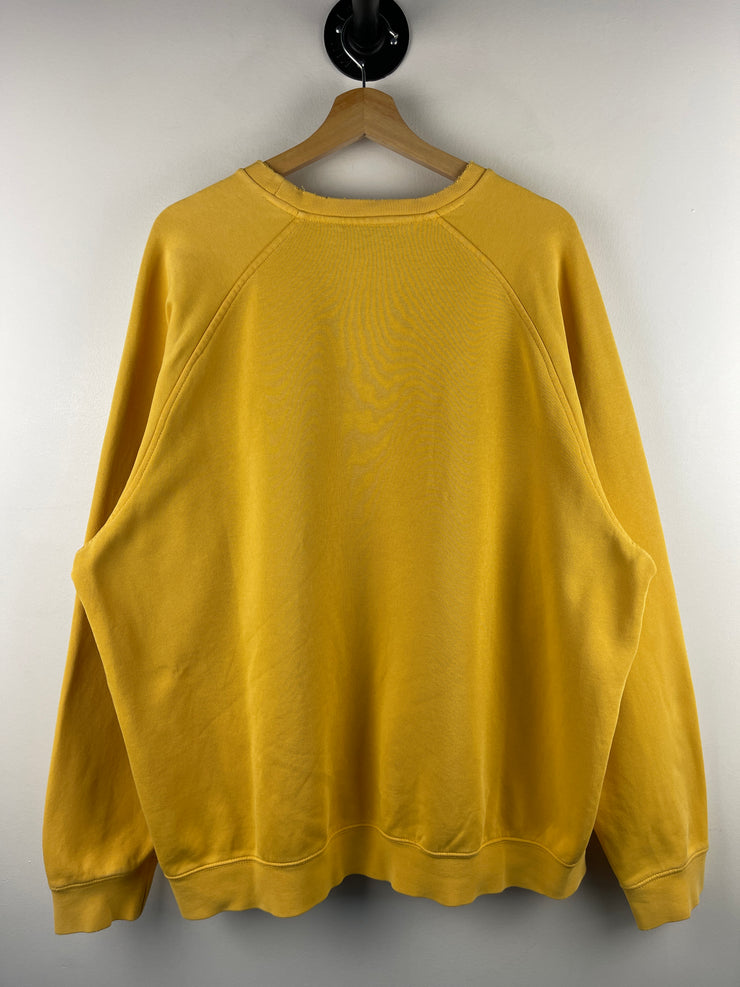 Vintage Nike Mini Swoosh Yellow Crewneck
