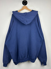 Vintage 90s Nike Swoosh Thrashed Navy Hoodie