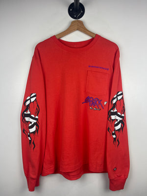 Chrome Hearts Matty Boy Sadistic Lipstick Red Long Sleeve